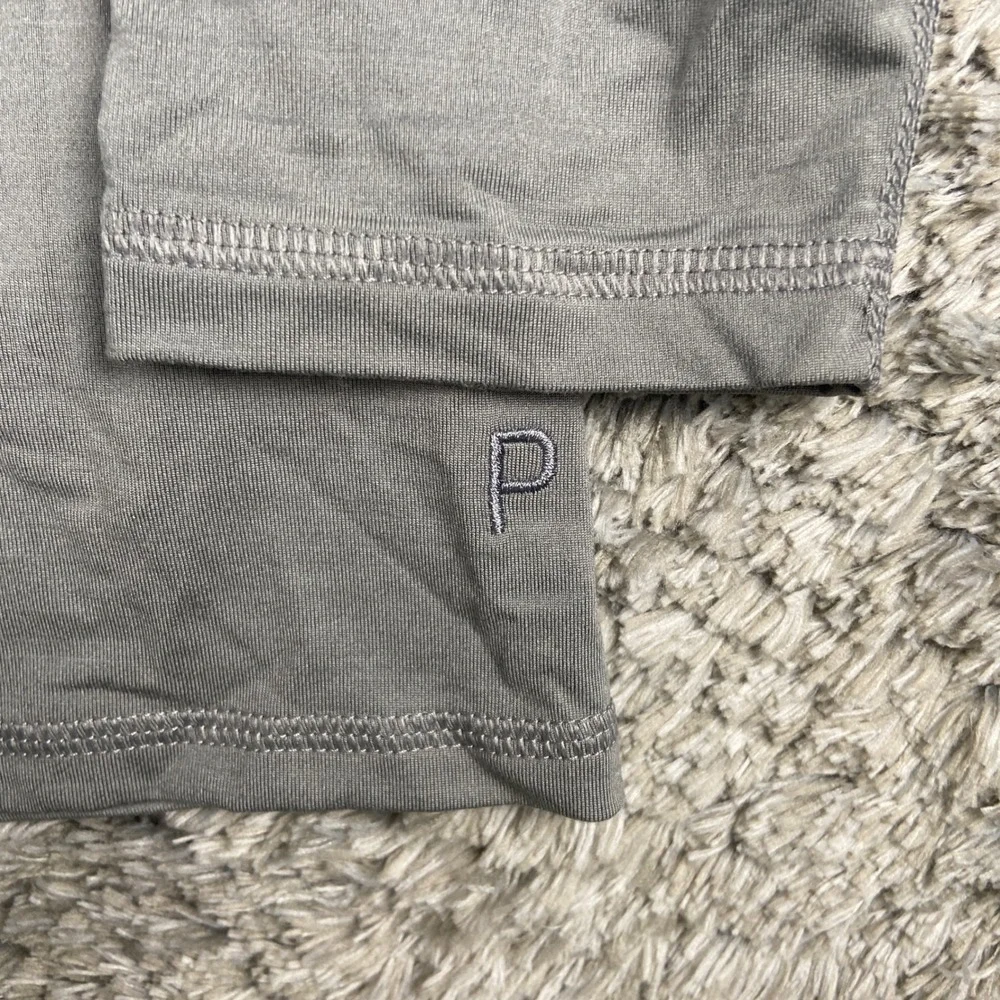 Puma Cloudspun 1/4 Zip Mens Small Grey Heather Performance Pullover 532016-04